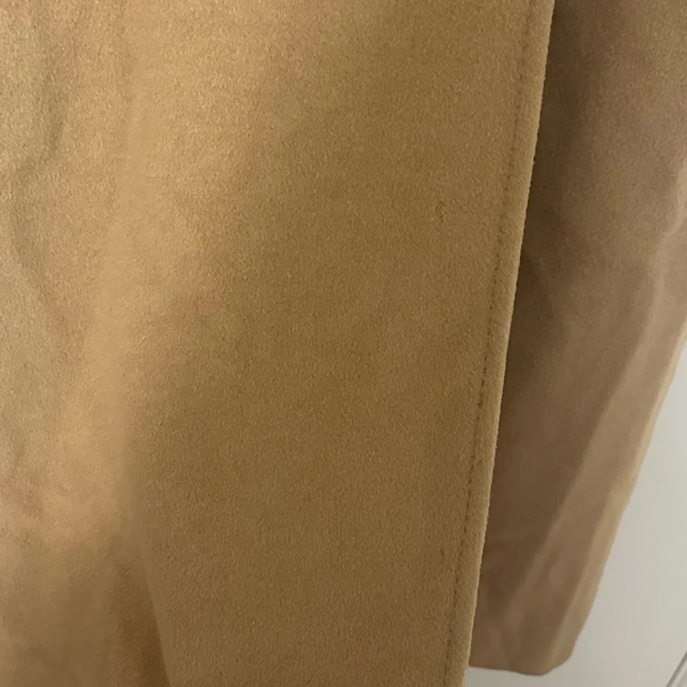 Vintage 90s Camel Hair Wool Tan Coat - Picture 8 of 14